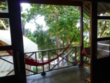 ::private deck and hammock::