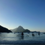 ::view from el nido town::